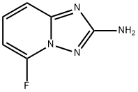5-fluoro-[1,2,4]triazolo[1,5-a]pyridin-2-amine 化学構造式
