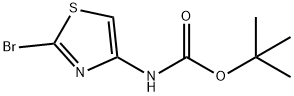 tert-butyl 2-bromothiazol-4-ylcarbamate Structure