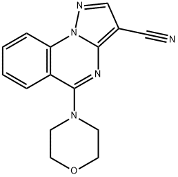 5-morpholinopyrazolo[1,5-a]quinazoline-3-carbonitrile Structure