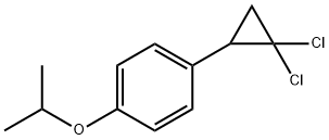 2-(4-(2,2-dichlorocyclopropyl)phenoxy)propane 结构式