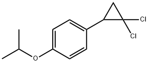 2-(4-(2,2-dichlorocyclopropyl)phenoxy)propane Structure