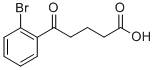 5-(2-ブロモフェニル)-5-オキソ吉草酸 化学構造式