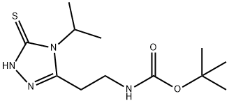 tert-butyl 2-(4-isopropyl-5-thioxo-4,5-dihydro-1H-1,2,4-triazol-3-yl)ethylcarbamate|(2-(4-异丙基-5-硫代-4,5-二氢-1H-1,2,4-三唑-3-基)乙基)氨基甲酸叔丁酯