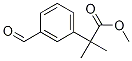 2-(3-甲酰苯基)-2-甲基丙酸甲酯 结构式