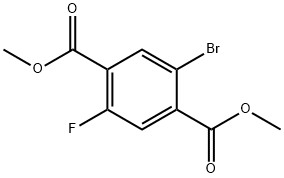 2-溴-5-氟对二苯甲酸二甲酯, 1245807-10-6, 结构式