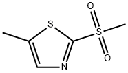 2-(Methylsulfonyl)-5-(tributylstannyl)thiazole 化学構造式