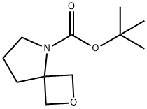 2-氧杂-5-氮杂-螺[3,4]辛烷-5-甲酸叔丁酯 结构式