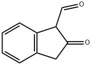 2-oxo-2,3-dihydro-1H-indene-1-carbaldehyde 化学構造式