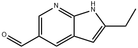 2-Ethyl-1H-pyrrolo[2,3-b]pyridine-5-carbaldehyde Structure