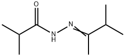 Propanoic  acid,  2-methyl-,  (1,2-dimethylpropylidene)hydrazide  (9CI) 结构式