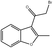 2-Bromo-1-(2-methyl-benzofuran-3-yl)-ethanone,124617-51-2,结构式