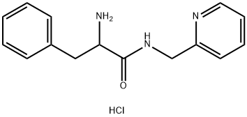 2-Amino-3-phenyl-N-(2-pyridinylmethyl)propanamidehydrochloride,1246172-53-1,结构式