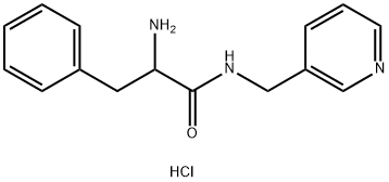 2-Amino-3-phenyl-N-(3-pyridinylmethyl)propanamidehydrochloride,1246172-57-5,结构式