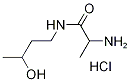 2-Amino-N-(3-hydroxybutyl)propanamidehydrochloride 结构式