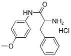 2-Amino-N-(4-methoxyphenyl)-3-phenylpropanamidehydrochloride 结构式