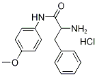 2-Amino-N-(4-methoxyphenyl)-3-phenylpropanamidehydrochloride Structure