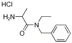 2-Amino-N-benzyl-N-ethylpropanamide hydrochloride Structure