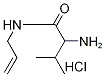 N-Allyl-2-amino-3-methylbutanamide hydrochloride Struktur