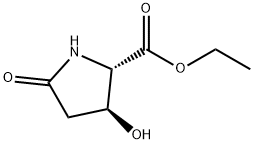 L-Proline, 3-hydroxy-5-oxo-, ethyl ester, trans- (9CI) 结构式