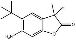 2(3H)-Benzofuranone, 6-aMino-5-(1,1-diMethylethyl)-3,3-diMethyl- Structure