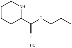 propyl piperidine-2-carboxylate hydrochloride Structure