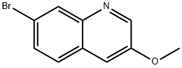 7-Bromo-3-methoxyquinoline Structure