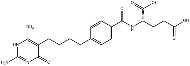 124656-55-9 N-[4-[4-[(2,6-Diamino-1,4-dihydro-4-oxopyrimidin)-5-yl]butyl]benzoyl]-L-glutamic acid