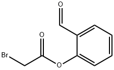 BROMO-ACETIC ACID 2-FORMYL-PHENYL ESTER Structure