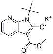 potassiuM 1-tert-butyl-3-(Methoxycarbonyl)-1H-pyrrolo[2,3-b]pyridin-2-olate Struktur