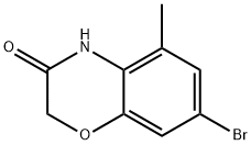 7-bromo-5-methyl-2H-benzo[b][1,4]oxazin-3(4H)-one Structure
