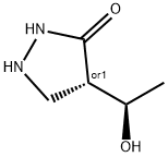 3-Pyrazolidinone,4-(1-hydroxyethyl)-,(R*,S*)-(9CI) 结构式