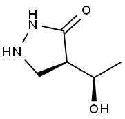 3-Pyrazolidinone,4-(1-hydroxyethyl)-,(R*,R*)-(9CI) Struktur