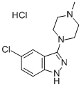 1H-Indazole, 5-chloro-3-(4-methyl-1-piperazinyl)-, monohydrochloride Structure