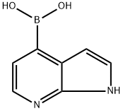 B-1H-pyrrolo[2,3-b]pyridin-4-ylboronic acid Struktur
