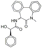 N-(6,7-Dihydro-5-methyl-6-oxo-5H-dibenz[b,d]azepin-7-yl)-(αR)-hydroxy-benzeneacetamide Structure