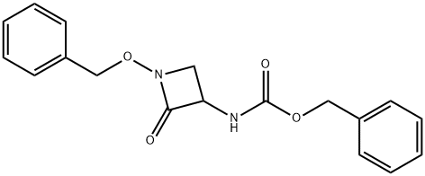 (R,S)-[1-(Benzyloxy)-2-oxo-3-azetidinyl]carbamic Acid Benzyl Ester,1246814-58-3,结构式