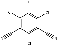 5-Iodo-2,4,6-trichloroisophthalonitrile 结构式