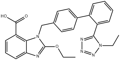 1H-1-Ethyl Candesartan,1246817-38-8,结构式