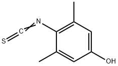 3,5-Dimethyl-4-isothiocyanato-phenol 化学構造式