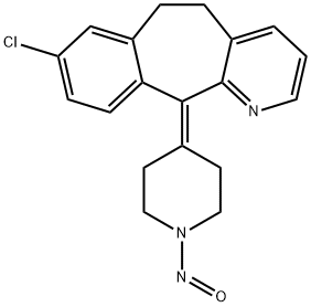 N-Nitroso Desloratadine 化学構造式