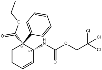 N-(2,2,2-Trichloroethoxy)carbonyl] Bisnor-(cis)-tilidine 化学構造式