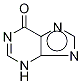 Hypoxanthine-13C2,15N Struktur