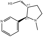 rac-trans 3’-Thiomethyl Nicotine Dihydrochloride 化学構造式