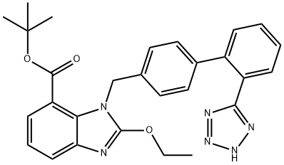 Candesartan tert-Butyl Ester,1246820-49-4,结构式