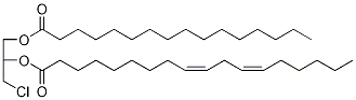 rac-1-Palmitoyl-2-linoleoyl-3-chloropropanediol-d5 Struktur