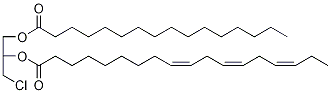 rac-1-Palmitoyl-2-linolenoyl-3-chloropropanediol-d5 Structure