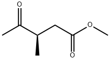 Pentanoic acid, 3-methyl-4-oxo-, methyl ester, (R)- (9CI) 结构式
