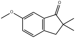 6-甲氧基-2,2-二甲基-2,3-二氢-1H-茚-1-酮 结构式