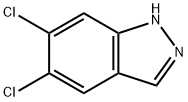 5,6-二氯-1氢-吲唑,124691-76-5,结构式