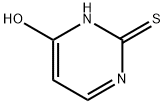 2(1H)-Pyrimidinethione, 6-hydroxy- (9CI) 结构式